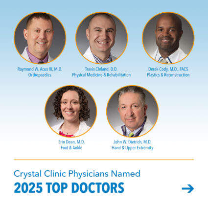 30 Physicians from Crystal Clinic Named Top Doctors in Akron Life Magazine